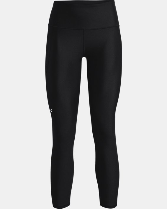 Damen HeatGear® Armour No-Slip Waistband Ankle-Leggings, Black, pdpMainDesktop image number 4